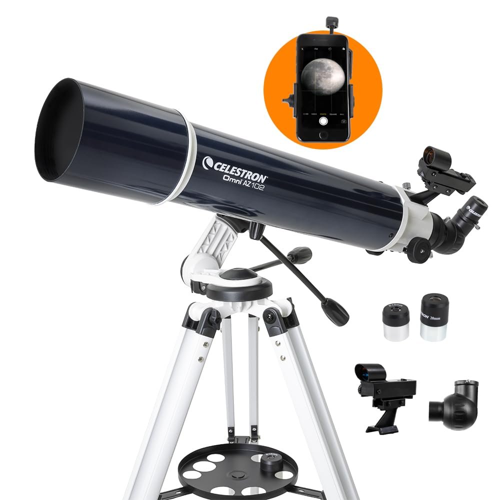 Celestron Omni AZ 102 Telescope with Smartphone Adapter