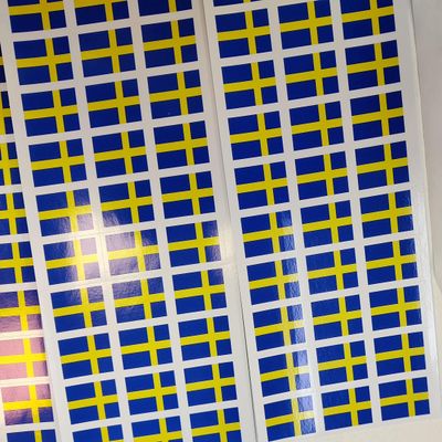 SAFIRMES SUEDE 30 Countries of Europe Stickers 20 x 30 mm Vinyl