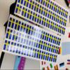 SAFIRMES SUEDE 30 Countries of Europe Stickers 20 x 30 mm Vinyl view 3