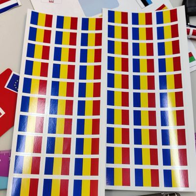 Romania 30 Countries in Europe Stickers 20 x 30 mm Vinyl