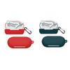 2 Pack DAYJOY Soft Silicone Protective Case Cover Compatible with OnePlus Buds Z2 TWS Earbuds, Protective Skin Sleeve with Key Chain (red+Green) view 1