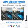 TV Antenna for Smart TV, 2024 Clear 4K HD Digital TV Antenna Indoor 300+ Miles Range with Amplifier Signal Booster Support All Television - 10ft High Performance Coax Cable view 2