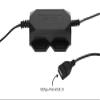 Arkon Mounts CAFIQC3 Quick Charge Hardwire Vehicle Power Adapter with in-Line Fuse Retail Black view 3