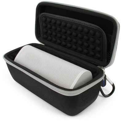 CASEMATIX Speaker Case Compatible with Sonos Roam Bluetooth Portable Smart Speaker and Roam Charger Impact Resistant with Padded Interior, Carry Handle, Accessory Pocket and Carabiner