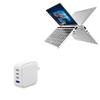 BoxWave Charger Compatible with GPD Pocket 2 Silver - PD miniCube (100W), 100W 3 PD Port Wall Charger International - Winter White view 1