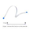 MECCANIXITY FFC FPC Flat Flexible Cable, 14 Pin 0.5mm Pitch 300mm Long (A Type) for LCD 3D Printer Camera DVD TV Laptop Audio Pack of 10 view 4