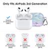 Velvet Caviar Compatible with AirPods 3rd Generation Case with Keychain - Cute Protective Hard AirPod 3 Cases for Women - Iridescent Nebula view 2