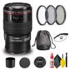 Canon EF 100mm f/2.8L Macro is USM Lens (3554B002) + Filter Kit + Cap Keeper + Cleaning Kit + More (Renewed) view 1
