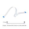 MECCANIXITY FFC FPC Flat Flexible Cable, 24 Pin 0.5mm Pitch 300mm Long (A Type) for LCD 3D Printer Camera DVD TV Laptop Audio Pack of 10 view 4