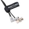 Combination Power-Cable for Zacuto-Gratical-Eye-Viewfinder|Teradek Rotatable Right-Angle 2-Pin-Male to D-Tap + Right Angle BNC to BNC Flexible HD SDI Cable for BMCC-Video-Camera Braided Alvin's Cables view 2