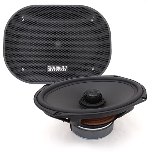 Sundown Audio E-69CX 6" x 9" 100W RMS 2-Way Coaxial Speakers