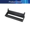 10.55"x2.68" (Base L x Base W) Desk Grommet Aluminum Alloy 268x68mm Cable Hole Cover Cord Desk Rectangle Grommets Arrange Wires Organizer for Home Office Desk Cable Cord Black 1Pc,Aicosineg view 4