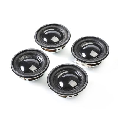 Bettomshin 4Pcs DIY Magnetic Speaker 3W 4 Ohm Speaker 36mm Diameter Round Shape Replacement Loudspeaker