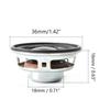 Bettomshin 4Pcs DIY Magnetic Speaker 3W 4 Ohm Speaker 36mm Diameter Round Shape Replacement Loudspeaker view 2