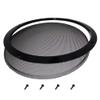 10inches Speaker Grill Mesh Decorative Circle Subwoofer Guard Protector Cover Audio Accessories Black Metal Trim 2Pcs,Aicosineg view 2