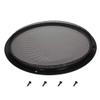 10inches Speaker Grill Mesh Decorative Circle Subwoofer Guard Protector Cover Audio Accessories Black Metal Trim 2Pcs,Aicosineg view 4