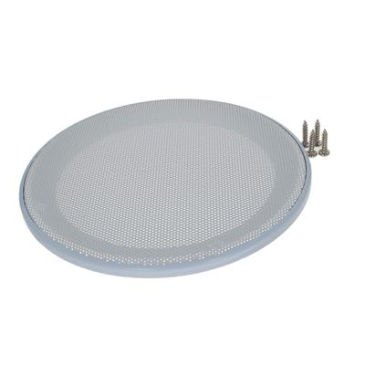 6inch /153mm Speaker Grill Mesh Decorative Circle Woofer Guard Protector Cover Audio Accessories White Metal Trim,Aicosineg
