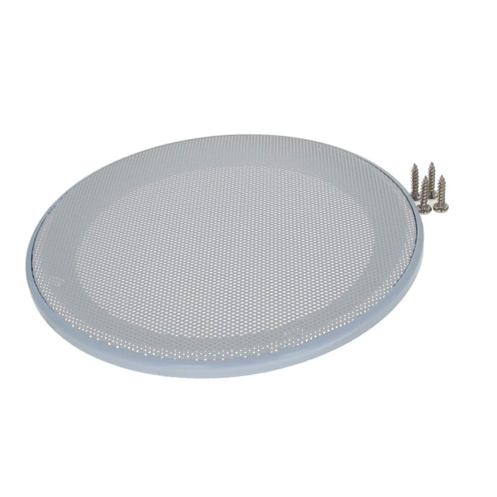 6inch /153mm Speaker Grill Mesh Decorative Circle Woofer Guard Protector Cover Audio Accessories White Metal Trim,Aicosineg