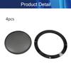 6.5inches Speaker Grill Mesh Decorative Circle Subwoofer Guard Protector Cover Audio Accessories Black Metal Trim 4Pcs,Aicosineg view 4
