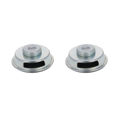 Aicosineg DIY Magnetic Speaker 3W 8 Ohm 50mm Diameter Round Shape Replacement Loudspeaker 2Pcs