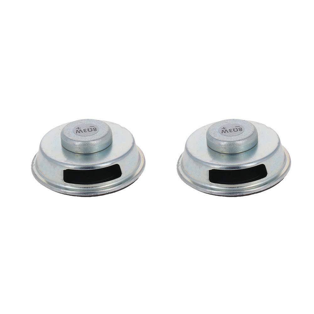 Aicosineg DIY Magnetic Speaker 3W 8 Ohm 50mm Diameter Round Shape Replacement Loudspeaker 2Pcs