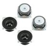 Aicosineg 4Pcs 3W 4Ohm DIY Magnetic Speaker 52mm Diameter Round Shape Replacement Loudspeaker view 1