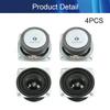 Aicosineg 4Pcs 3W 4Ohm DIY Magnetic Speaker 52mm Diameter Round Shape Replacement Loudspeaker view 4