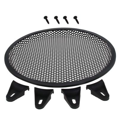 10inch /255mm Speaker Grill Mesh Decorative Circle Woofer Guard Protector Cover Audio Accessories Black,Aicosineg