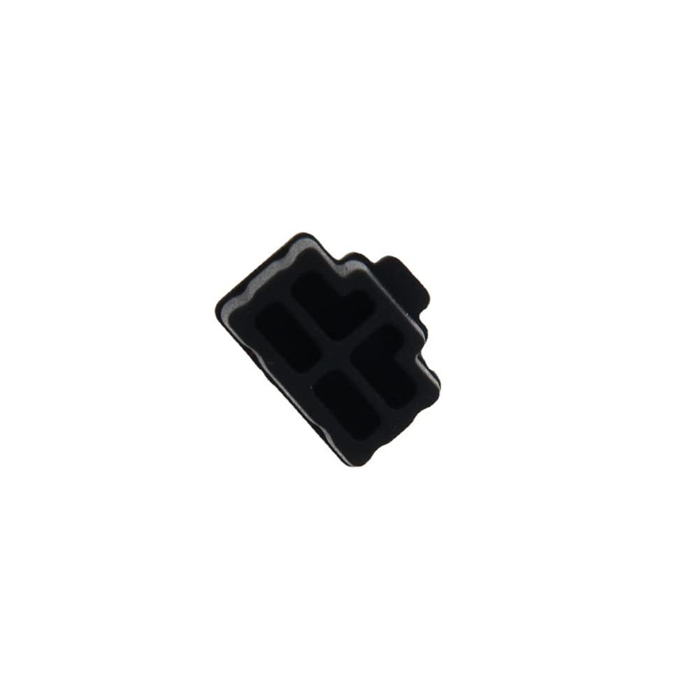 Bettomshin 20Pcs RJ45 Anti-Dust Stopper Silicone Protectors Ethernet Hub Port Anti Dust Cap Cover Black