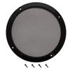 8inches Speaker Grill Mesh Decorative Circle Subwoofer Guard Protector Cover Audio Accessories Black Metal Trim 2Pcs,Aicosineg view 3