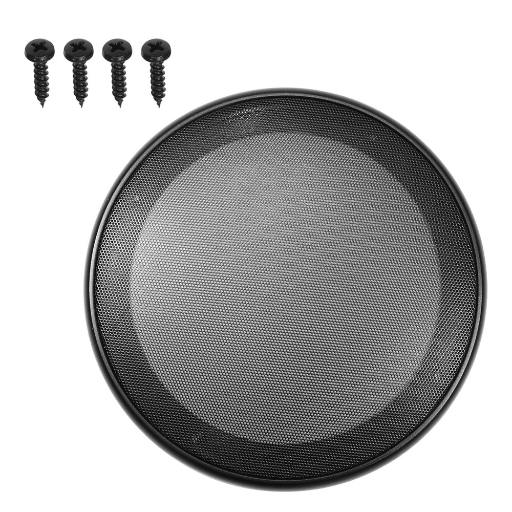 9.5inch /240mm Speaker Grill Mesh Decorative Circle Woofer Guard Protector Cover Audio Accessories Black Cloth Cover,Aicosineg