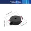 DC 24V 100dB Active Electronic Buzzer Alarm Sounder Intermittent Sound Beep Speaker 2Pcs,Aicosineg view 2