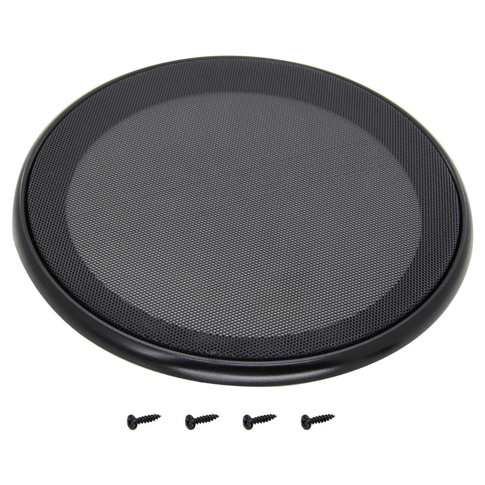 2Pcs 9.5inch /240mm Speaker Grill Mesh Decorative Circle Woofer Guard Protector Cover Audio Accessories Black Cloth Cover,Aicosineg