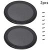 2Pcs 9.5inch /240mm Speaker Grill Mesh Decorative Circle Woofer Guard Protector Cover Audio Accessories Black Cloth Cover,Aicosineg view 3