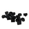 20Pcs RJ45 Anti-Dust Stopper Silicone Protectors Ethernet Hub Port Anti Dust Cap Cover Black,Aicosineg view 1