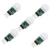 AM312 PIR Sensor,5 Pack PIR Motion Sensor Pyroelectric Infrared PIR Human IR Sensor Module Body view 1