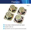 Aicosineg 4Pcs DIY Magnetic Speaker 5W 8 Ohm 66mm Diameter Round Shape Replacement Loudspeaker 4Pcs view 3