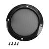3inches Speaker Grill Mesh Decorative Circle Subwoofer Guard Protector Cover Audio Accessories Black Metal Trim 2Pcs,Aicosineg view 1