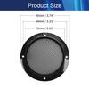 3inches Speaker Grill Mesh Decorative Circle Subwoofer Guard Protector Cover Audio Accessories Black Metal Trim 2Pcs,Aicosineg view 2