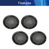 3inches Speaker Grill Mesh Decorative Circle Subwoofer Guard Protector Cover Audio Accessories Black Metal Trim 2Pcs,Aicosineg view 3