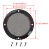 3inches Speaker Grill Mesh Decorative Circle Subwoofer Guard Protector Cover Audio Accessories Black Metal Trim 1Pcs,Aicosineg view 2