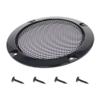 3inches Speaker Grill Mesh Decorative Circle Subwoofer Guard Protector Cover Audio Accessories Black Metal Trim 1Pcs,Aicosineg view 3