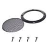 3inches Speaker Grill Mesh Decorative Circle Subwoofer Guard Protector Cover Audio Accessories Black Metal Trim 1Pcs,Aicosineg view 4