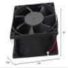 48V Brushless DC Cooling Fan 92x92x38mm Mini Cooling Fan Long Life Sleeve Bearing Computer Case Cooling Fan,0.25A 1Pcs,Aicosineg view 3
