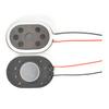 Aicosineg 4Pcs 1.5W 8 Ohm DIY Magnetic Speaker Audio Speaker DIY Loudspeaker Oval Shape Replacement Loudspeaker view 1