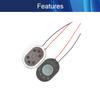 Aicosineg 4Pcs 1.5W 8 Ohm DIY Magnetic Speaker Audio Speaker DIY Loudspeaker Oval Shape Replacement Loudspeaker view 3