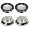 Bettomshin 4Pcs DIY Magnetic Speaker 5W 4 Ohm 50mm Diameter Round Shape Replacement Loudspeaker view 1