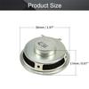 Bettomshin 4Pcs DIY Magnetic Speaker 5W 4 Ohm 50mm Diameter Round Shape Replacement Loudspeaker view 2