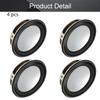 Bettomshin 4Pcs DIY Magnetic Speaker 5W 4 Ohm 50mm Diameter Round Shape Replacement Loudspeaker view 4