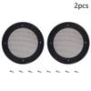 2Pcs 6.5inch /169mm Speaker Grill Mesh Decorative Circle Woofer Guard Protector Cover Audio Accessories Black Cloth Cover,Aicosineg view 3